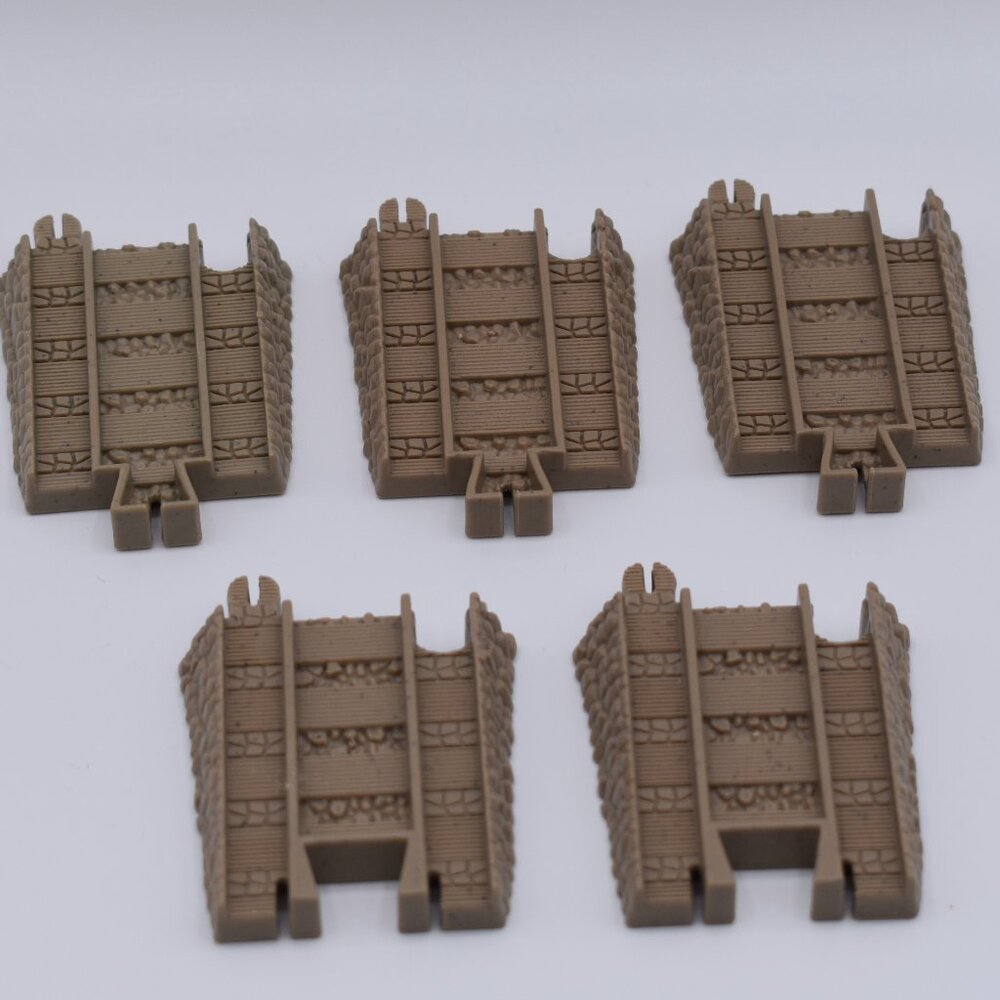 Thomas Trackmaster Adapter Track Lot TOMY to Mattel Hit Toy Tan Brown Adapters 5